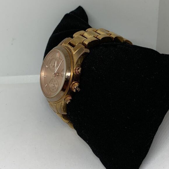 Michael Kors Runway MK5430 Women RoseGold Stainless Steel Analog Dial Watch PB15 main image 7